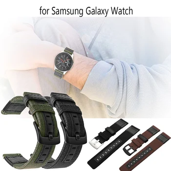 20mm 22mm Armijos Žalioji Nailono Diržas, skirtas Samsung Galaxy Žiūrėti Aktyvios 2 42mm 46mm Pavarų S2 S3 Amazfit Huawei žiūrėti GT Vyrų Pakeisti Juostą