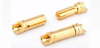 20pcs/daug Kaupti 3.5 mm Banana Plug Male Female Jungtis Aukso spalvos Rc Baterija Rc Motorinių ESC Rc Priedai (10 porų )