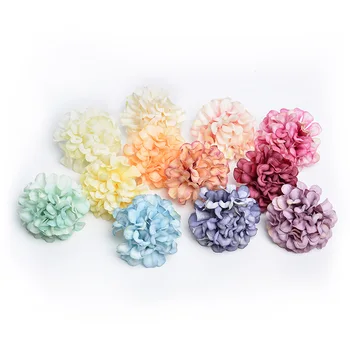 20pcs dirbtinių gėlių vadovai 4.5 CM šilko hydrangea gėlių galvos dėl namų puošybai 