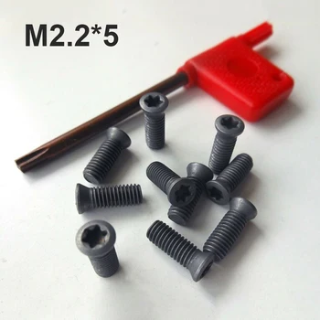 20pcs/Set Karbido Įdėklai Torx Varžtas Staklės, Pjovimo Įrankiai Ir Atsuktuvas M2-M5 Varžtais už karbido įdėklai, aukštos kokybės
