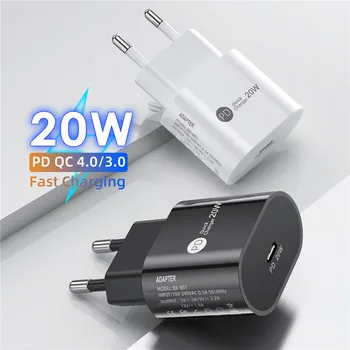 20W USB C Įkroviklio 20W iPhone 12 Pro Max C Tipo PD 20W Greito Įkrovimo Nešiojamų Telefono Įkroviklį 