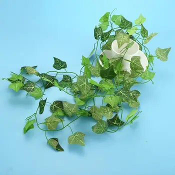 210cm Dirbtiniai Augalai Vijoklis Žalias Lapas Ivy Vynuogių Namų Vestuvių Decora Didmeninės 