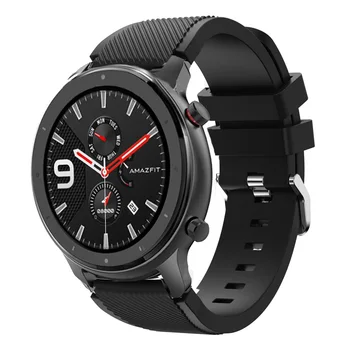 22 20mm Už xiaomi Huami Amazfit VTR 47mm 42mm silikono smart watchband Samsung Pavarų S3 S2 dirželio Pakeitimo apyrankę, Dirželį