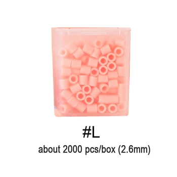 225colours #L Yantjouet 2.6 mm Mini granulių 2000pcs/box Hama Karoliukai Perler Granules patogu Laikyti Vaikams Geležies Karoliukai, Aukštos Kokybės