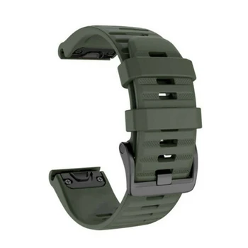 26 20 22mm Sporto Silikono Watchband Wriststrap Garmin Fenix 6X 6 6S Pro 5X 5 5S Plius 3 3HR Lengvai Tilptų Greito Atleidimo wirstband