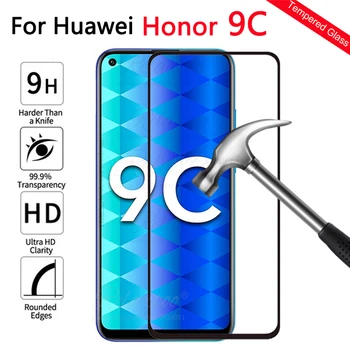 2IN1 Pilnas draudimas Apsaugos kameros stiklo Huawei Honor 9C 2020 Screen Protector, grūdinto stiklo honor9c saugos objektyvas Kino 9H
