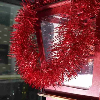 2m Spalvinga Blizgučiais, Garliava Omament Kalėdų Medžio Apdaila, Lauko Šalis Tiekia Vestuvių Šventė Gimtadienio Dekoracijos