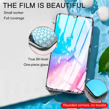 2VNT 3D Grūdintas Stiklas Xiaomi Redmi Pastaba 8 9 Pro Max 7 6 8T 9S 10X Apsauginis Stiklas Redmi 8 8A 8T 9 9A Screen Protector