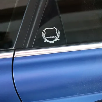 2vnt 3D Metalo Automobilių Lipdukas Logotipas Ženklelis atveju, Renault, Opel, Peugeot Hyundai Ssangyong 