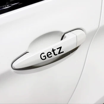 2vnt/4pcs Automobilių Apdailos Lipdukai Durų Rankena Galinio vaizdo veidrodėlis Lipdukai Lipdukai Hyundai GETZ 2008-2017 Automobilio stiliaus