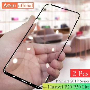 2vnt 9D Apsaugos Grūdintas Stiklas Huawei P20 Pro 30 Lite Nova 2 3 3i 5t P Smart Plus Z 2019 Pilnas draudimas Ekranas Stiklas
