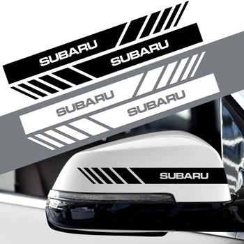 2vnt Automobilio galinio vaizdo veidrodžio atspindintis dekoratyviniai lipdukai Subaru Forester XV Outback Pasikėlimas Palikimas Impreza WRX STI BRZ WRC