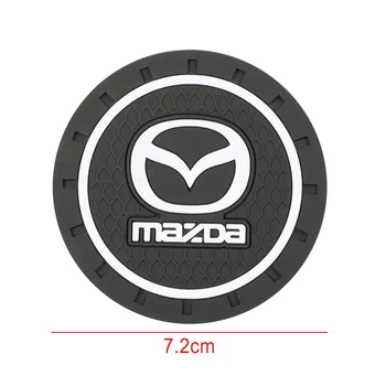2vnt Automobilio Inercinių Vandens Puodelį Lizdas neslidus Kilimėlis Silicio gelio Pagalvėlę už Mazda 2 3 5 6 8 CX-5 CX-7 CX-9 MX-5 ATENZA Axela Priedai
