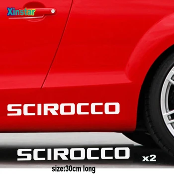 2vnt automobilių kėbulo lipdukas VW VK Volkswagen GTI R Scirocco