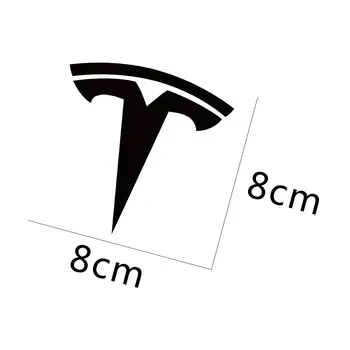 2vnt Automobilių Logo Lipdukus Kūno Durų Lango Kamieno Lipdukai Lipdukai Modifikuotų Eksterjero Puošmena Tesla Model 3 X S Automobilių Reikmenys