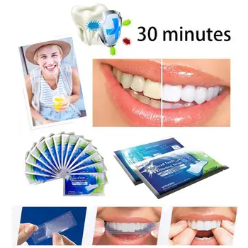 2vnt / box dantų balinimo sauso dantų pasta dantų balinimas lipnus gelis, balinimo juostelės aukštos elastinga burnos priežiūros higienos, dantų pasta