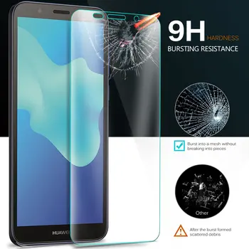 2vnt Huawei Y5 Lite 2018 Grūdintas Stiklas Huawei Y5 Lite 2018 Screen Protector 9H 2.5 D Apsauginės Plėvelės Y5Lite 2018 DRA-LX5