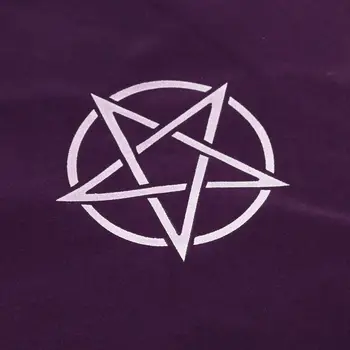 2vnt/komplektas Pentagram Taro Staltiesė su Aksomo Maišelis Altoriaus Taro Medžiaga Būrimą Astrologija stalo Žaidimas Pentacles Derliaus Kortelės Padas