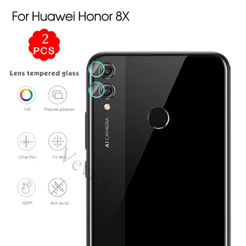 2VNT Len Apsaugos Huawei Honor 8X 8C 9 Lite Žaisti 10 Note10 Magic2 9i Nova 3 3i 3e 2S 2i 8 X Kameros Lęšis Grūdintas Stiklas