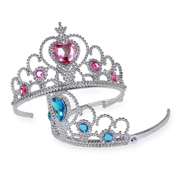 2vnt Merginos Princess Crown Magic Wand Nustatyti Vaikų Veiklos Cosplay Rekvizitai Kalėdų Šventė Šalies Apdangalai, Priedai