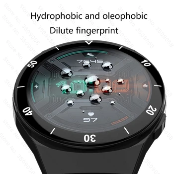 2vnt minkštas pluošto apsauginės plėvelės hauwei gt2e gt 2e 2 e smartwatch screen protector filmas 