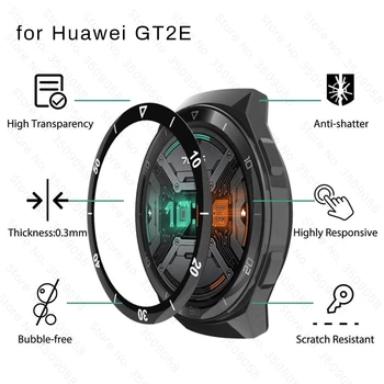 2vnt minkštas pluošto apsauginės plėvelės hauwei gt2e gt 2e 2 e smartwatch screen protector filmas 