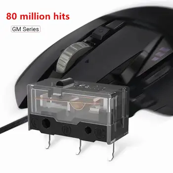2vnt Naujas produktas Kailh mikro jungiklis GM8.0 Esports Pelės Micro Swicth kompiuterio pelės kairįjį mygtuką dešinėje 80 Milijonų Spustelėkite Gyvenime