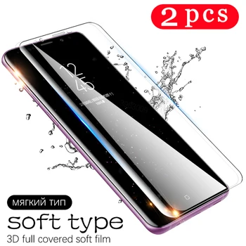 2vnt samsung Galaxy S10 S10e S8 S9 plus grūdinto stiklo telefono screen protector S5 S6 S7 krašto apsaugine plėvele išmanusis telefonas