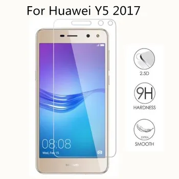 2vnt Skirti Grūdintas Stiklas Huawei Y5 2017 Ekrano apsaugos Huawei Y5 2017 (2017 m.), MYA-U29 MYA-L02 MYA-L03 Grūdinto Stiklo Plėvelės