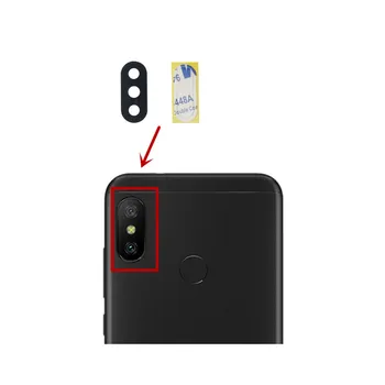 2vnt skirti Xiaomi Redmi 6 Pro/ Mi A2 Lite Atgal Galinio vaizdo Kamera, Stiklinis Lęšis Pagrindinės Kameros Stiklo Lęšio Pakeitimo Remontas Dalis