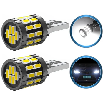2x T10 W5W LED Lemputė Canbus Automobilių Šalinimo Stovėjimo Žibintai 