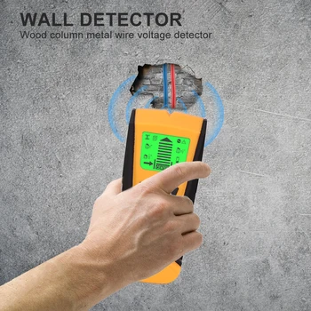 3 1. Metalo Detektorius Rasti Metalo, Medienos Smeigės Įtampos Live Wire Aptikti Sienų Skeneris Elektrinis Laukas Finder Sienos Detektorius