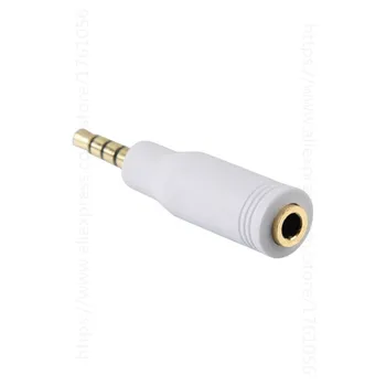 3.5 mm 4 polių Vyriška 3,5 mm 3 polių Female Jack Stereo Audio Adapter 3.5 M/F adapteris
