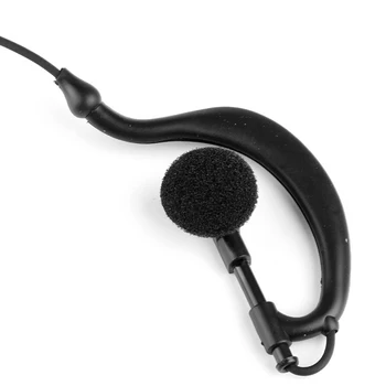 3.5 mm Single In-Ear Tik Mono Ausines į ausis įkišamos Ausinės w/ Mic Telefono 