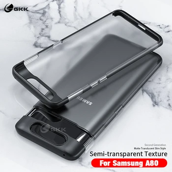 3 in 1 Permatomas Matinis Apsaugos Case for Samsung Galaxy A80 CoverAnti-knock-Ultra plonas Hard Back Cover For Samsung A80 Atveju