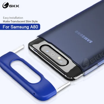 3 in 1 Permatomas Matinis Apsaugos Case for Samsung Galaxy A80 CoverAnti-knock-Ultra plonas Hard Back Cover For Samsung A80 Atveju