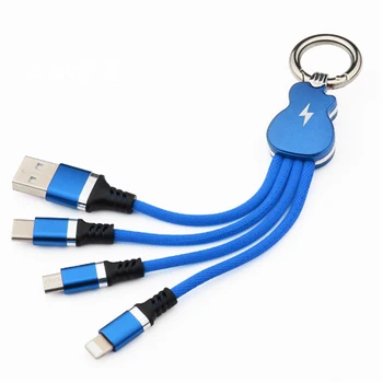 3 In 1 USB Cable For iPhone xs max Greito Įkrovimo Kabelį, Skirtą 