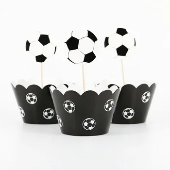 3 pakopų Keksiukų Stovas Cupcake Įpakavimo Futbolo Šalis, Prekes Vaikams, Kūdikių Dušas Gimtadienio Dekoracijas Vaikų Naudai