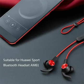 3 Poras Ausinių Padengti In-Ear Patarimai Silikono Odos Ausinė Ausies Kabliuko Pumpurai Pakeisti Huawei Honor XSport AM61 Bluetooth Vadovai