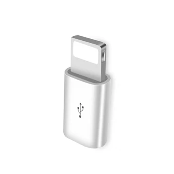 3 VNT Micro USB Apšvietimo Adapteris Keitiklis iPhone 6 6S 7 8 Plus X XR XS 11 Pro Max 5 5S SE USB Įkrovimo Kabelis Jungtis