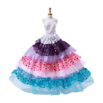 30 CM BJD Lėlės Suknelė Aukštos Kokybės Princesė Lėlės Mados Suknelė, Kostiumas Mergaitėms 