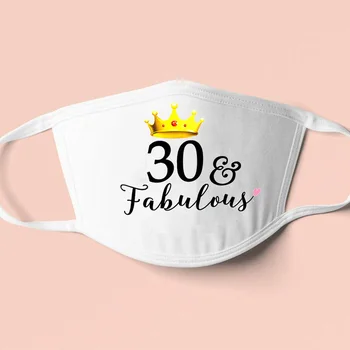 30 ir Pasakų Makiažo Kosmetikos krepšys veidrodis Purvinas Trisdešimt varčios Moterims 30 30 metų Gimtadienio Vakarėlį Apdailos pateikti Dovana