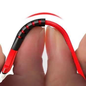30cm Naujas nailono Micro USB Trumpas Kabelį, Tipas C Įkroviklis Duomenų Laidą 