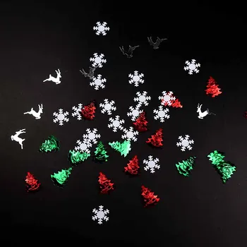 30g Blizgučiai Kalėdų Eglutė Snaigės Konfeti aliuminio folija Blizgančiais Naujųjų Metų Namų Vestuvių, Gimtadienio Mesti Šalis Dekoro Prekes