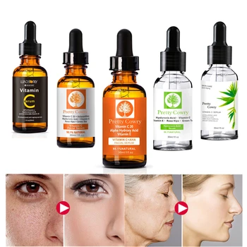 30ml veido esmė remonto odos serumas, retinolio, vitamino C stangrinamasis serumas nuo raukšlių anti-aging, anti-acne serumas odos priežiūra