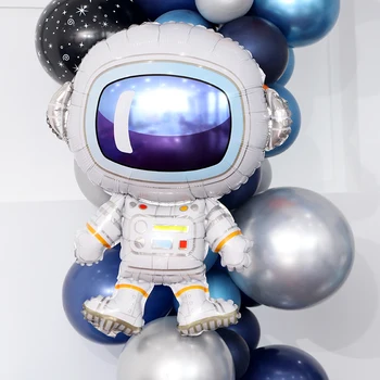 30pcs 10inch Žemę Kosmoso Tema Astronautas Berniukas Gimtadienio Latekso Folija Balionai Kosmoso Globos Baby Shower Vaikai Prekes
