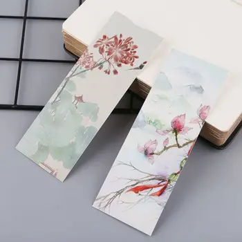 30pcs 18 Stilių Kūrybos Kinų Stiliaus Gėlių Popieriaus Žymos Tapybos Korteles Retro Gražioje Pakuotėje Žymą Atminimo Dovanos