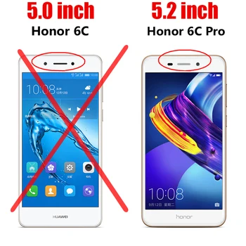 360 Pilnas draudimas Atveju Huawei Honor 6C Pro Dangtelį Ant Huawei Honor6c 6 c / V9 Žaisti Atveju Su Grūdintas Stiklas