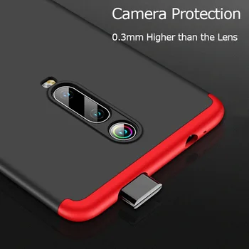 360 Pilnas draudimas Atveju Xiaomi Juoda Shark3 POCO M3 X3 NFC Padengti Redmi 9 Pastaba 8T 8 Pro 9A 9C 7 8A Mi 9T 10 Pastaba Lite SE 10T