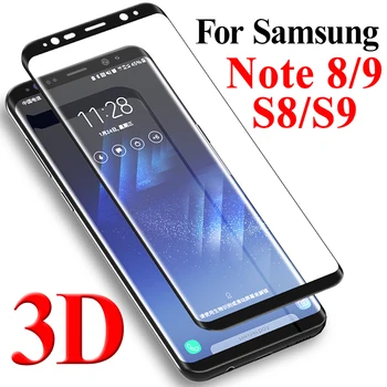 3d Apsauginis Stiklas Screen Protector For Samsung Galaxy S8 S9 Plus Šarvai Samsun Galax S Pastaba 8 9 8pus 9 Plius Note8 Note9 Lapas